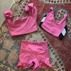 Kids Pink Activewear Set